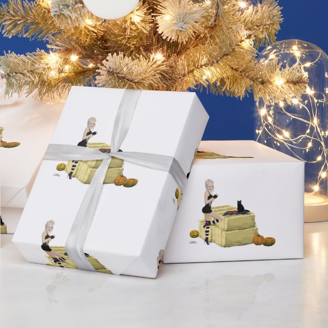 Papel De Presente Papel Louro de Enfiar Rapariga (Feriados)