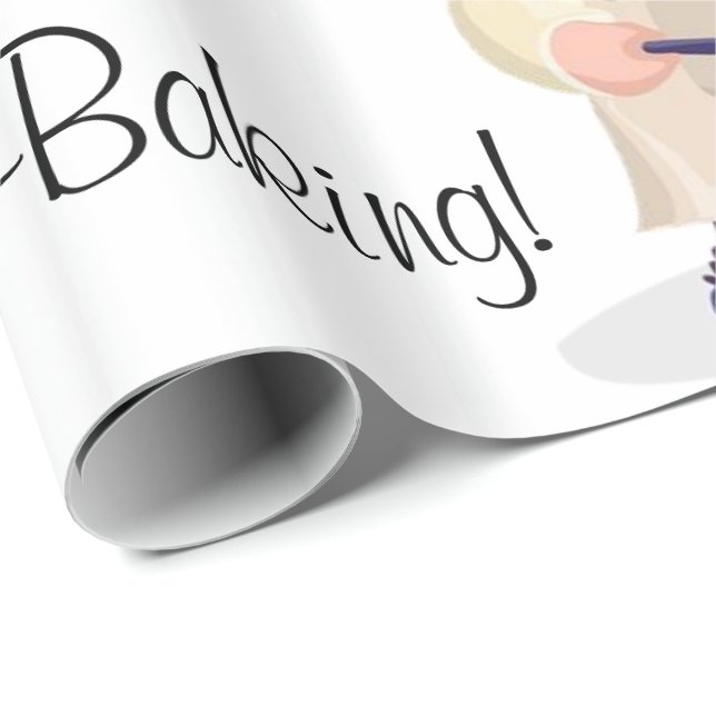 Papel De Presente Papel Luminoso De Envolvimento, Bolo De Panificaçã (Ponta do rolo)