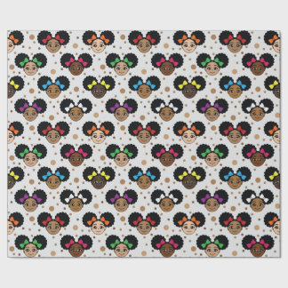 Papel De Presente Papel Mágico para Garota Negra