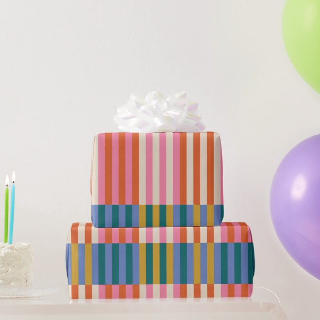 Papel De Presente Papel moderno de enrolamento de Xadrezes festivas (Presentes para festas)