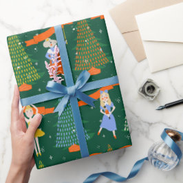 Papel De Presente Papel navideño nutcracker