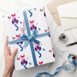 Papel De Presente Papel para moldagem de gatos