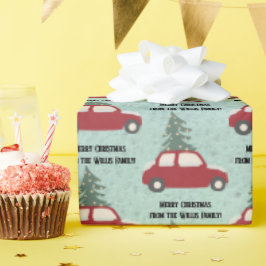 Papel De Presente Papel personalizado de moldagem de Natal