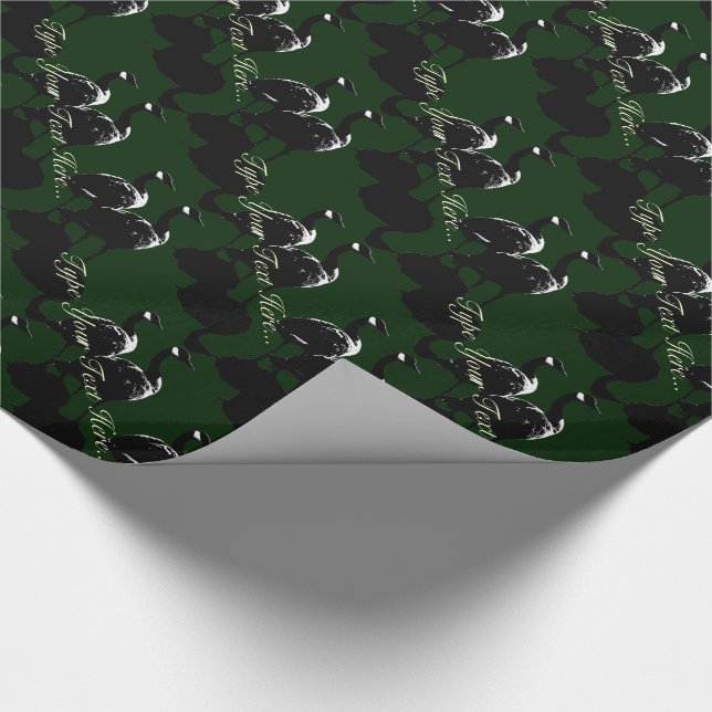 Papel De Presente Papel personalizado para ganso embrulhado em ganso (Ponta)