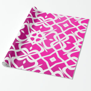 Papel De Presente Papel-Quente-Rosa Muito Elegante