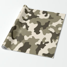 Papel De Presente Papel Rustic Desert Camo Wrapping