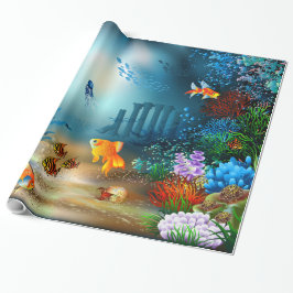 Papel De Presente Papel submarino 4