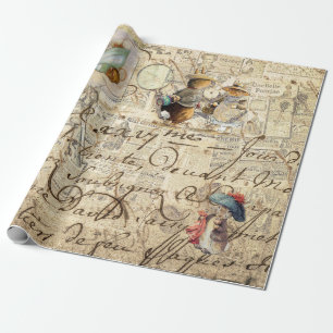 Papel De Presente Papel-tecidos de coelho peter (coleção2)