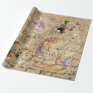 Papel De Presente Papel-tecidos de coelho peter (coleção4)