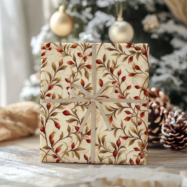 Papel De Presente Papel Tradicional de Moldagem de Natal para Gatos (Criador carregado)