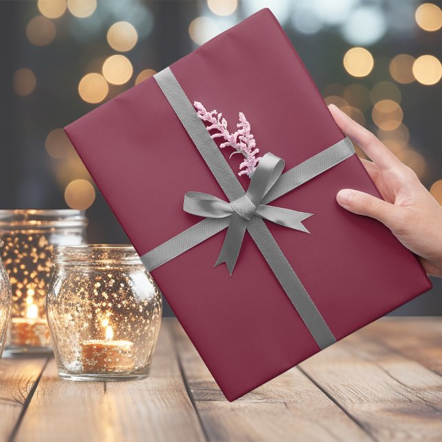 Papel De Presente Papel Trendy Dark Magenta Wraping (Criador carregado)