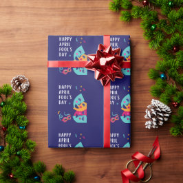 Papel De Presente Papelão do dia da April Fool