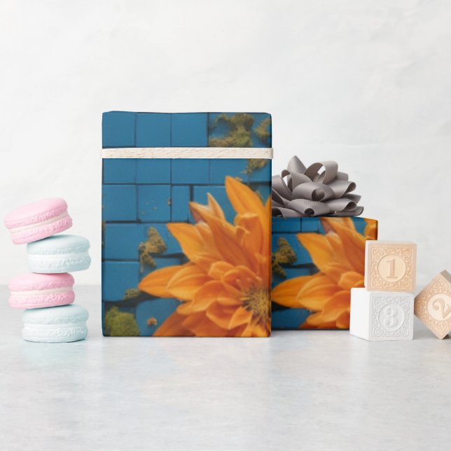 Papel De Presente #PapelDeEmpacotamentoAbraçoDeFlora (Chá de bebê)