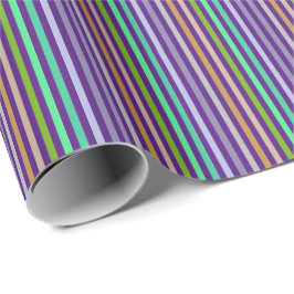 Papel De Presente Papier Cadeau lignes couleurs pastels 4