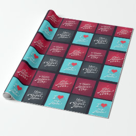 Papel De Presente Para Mãe Com Amor