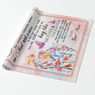 Papel De Presente Para Minha Tia Presente, Borboleta Presente Da sob