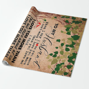 Papel De Presente Para Seu Espetacular Marido, Marido Aniversário P