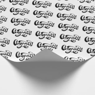 Papel De Presente Parabéns