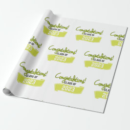 Papel De Presente Parabéns Classe de 2023
