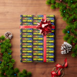 Papel De Presente "PARABÉNS" colorido   nome personalizado Wraping P<br><div class="desc">Este design de papel de embrulho vibrante e divertido apresenta a mensagem "CONGRATOS",  com os personagens tendo um espectro do arco-íris inspirado na coloração do padrão de gradiente,  junto com um nome personalizado. Um papel de enrolar como este pode ser usado ao embrulhar um presente de parabéns para alguém.</div>