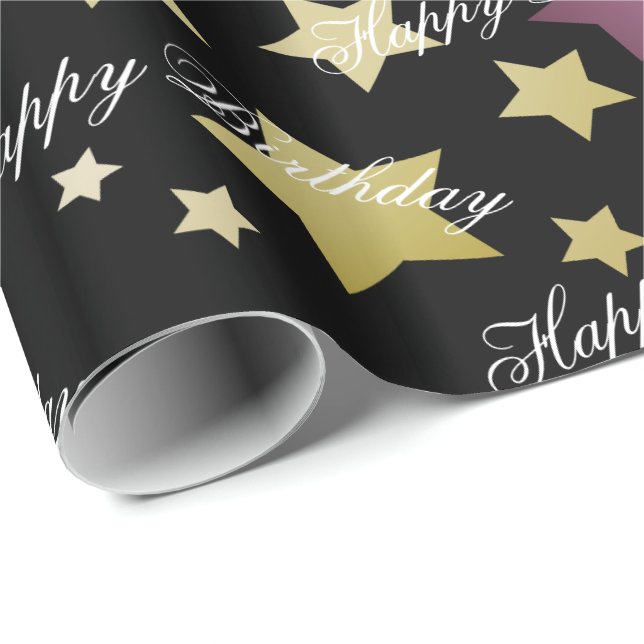 Papel De Presente Parabéns Designer Gift-Wrap (Ponta do rolo)