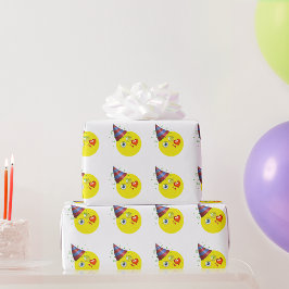 Papel De Presente Parabéns Emoji