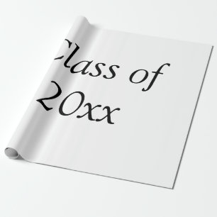 Papel De Presente Parabéns pela formatura turma de 20xx adicionar no