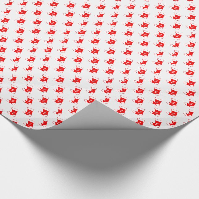 Papel De Presente Parada de Natal Vermelho (Ponta)