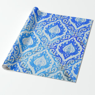 Papel De Presente parede da igreja é decorada com azulejos de cerâ
