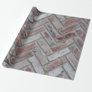 Papel De Presente Parede de betão castanho e cinza