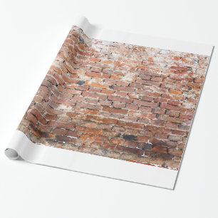 Papel De Presente Parede de Tijolo Antigo