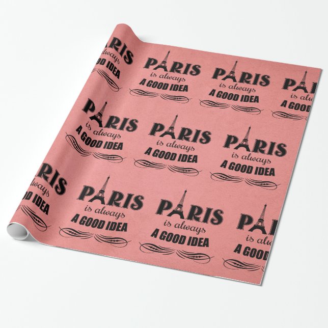 Papel De Presente Paris é sempre uma boa ideia (Desenrolado)