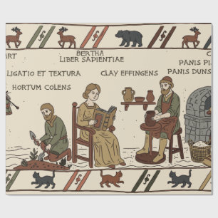 Papel De Presente paródia da tapeçaria de bayeux