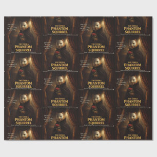 Papel De Presente Paródia de Esquilo Fantasma da Ópera