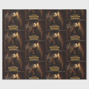 Papel De Presente Paródia de Esquilo Fantasma da Ópera