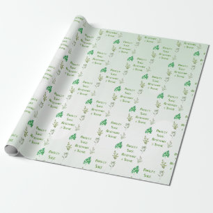 Papel De Presente Parsley Sage Rosemary & Thyme Design