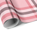 Papel De Presente Partido cor-de-rosa & cinzento chique do teste<br><div class="desc">papel de envolvimento feito sob encomenda</div>