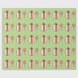 Papel De Presente Partido do Hotdog