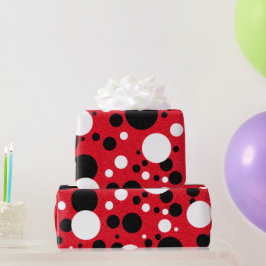 Papel De Presente Partido do Mouse Celebração do Polka-Dot 