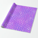 Papel De Presente Partido Geométrico dos Triângulos de Tendência Ros<br><div class="desc">papel de embrulho</div>