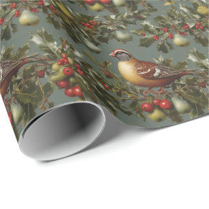 Papel De Presente Partucho em uma árvore de pera