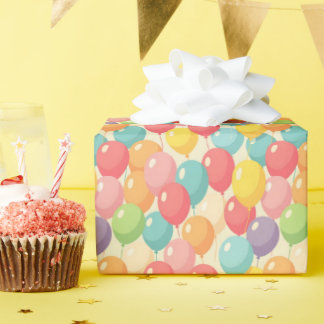 Papel De Presente Party balloons in different colors