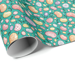 Papel De Presente Páscoa Jelly Bean