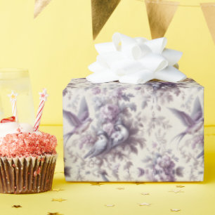 Papel De Presente Pássaros de Toile Fleurie franceses