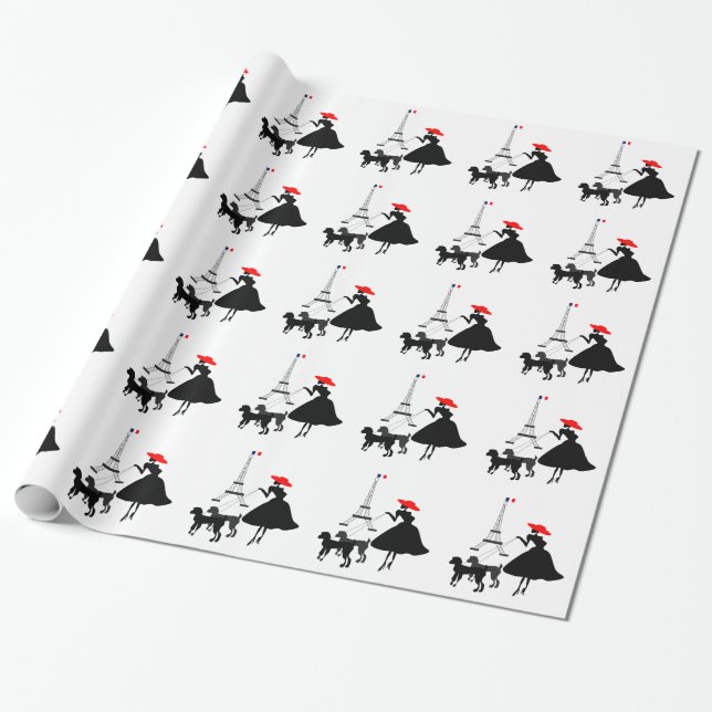 Papel De Presente Passeio com cães (Desenrolado)