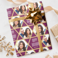 Pasta de Padrões de Foto Personalizada de Aniversá