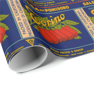 Papel De Presente Pasta de tomate Torino dos anos 30 pode ser rotula