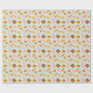 Papel De Presente Pastéis em Paris