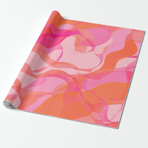 Papel De Presente Pastéis Sussuros: Desenhos Suaves Abstratos