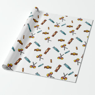 Papel De Presente Pastel Candies